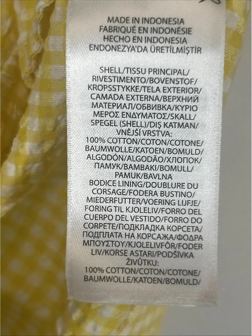 $75 Polo Ralph Lauren Kids Gingham Cotton Seersucker Dress Yellow 5